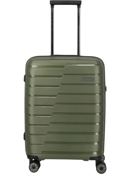 Travelite Air Base 075347-86 Βαλίτσα Καμπίνας 55x39x20cm με 4 Ρόδες Χακί
