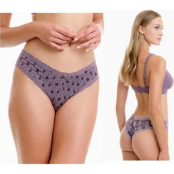 Walk Γυναικεία Brazil με Δαντέλα Μωβ 2Pack W2014-81