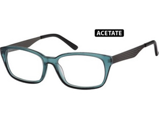 Sunoptic AM81A Ανδρικός Σκελετός Γυαλιών Οράσεως Μεταλλικός Μπλε