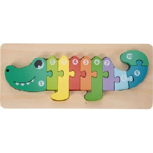 Παιδικό Puzzle FreeON Κροκόδειλος 10 Κομμάτια