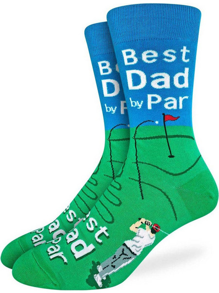 Good Luck Sock Best Dad By Par Ανδρικές Κάλτσες Ψηλές με Σχέδια Πολύχρωμες GLS-1634
