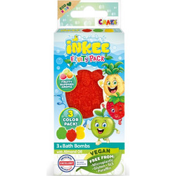 Craze Inkee Fruity Bath Bombs 3x15gr