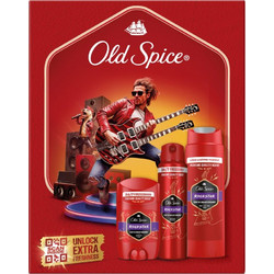 Old Spice RockStar The Music Legend Tomorrowland Shower Gel 250ml + Deodorant 150ml + Deodorant 50ml