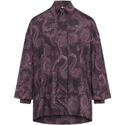 Ciel Concept Phoebe Μακρυμάνικο Γυναικείο Πουκάμισο Μωβ GRPREFALL44