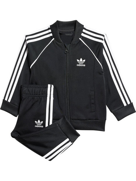 Adidas Βρεφικό Σετ Φόρμας Χειμωνιάτικο Μαύρο IX7622