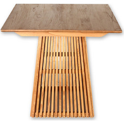 Collezione Trena Τετράγωνο Τραπέζι Κήπου Ξύλο Καφέ 80x80x75cm 24901771