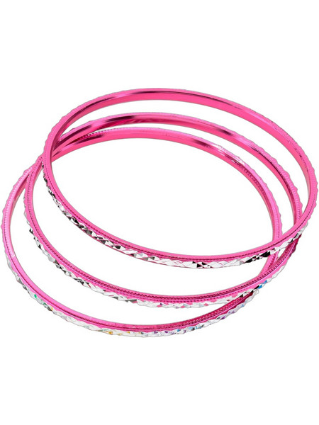 Novita Gloss Chic Σετ Γυναικεία Βραχιόλια Βέργες Φούξια 2075-2 3τμχ