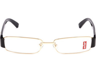 Levi's LS2505 012 Γυναικείος Σκελετός Γυαλιών Οράσεως Μεταλλικός Χρυσός Μαύρος