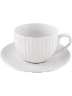 Max Home Σετ Φλιτζάνια Espresso & Ελληνικού Καφέ Πορσελάνης Λευκά 100ml 6τμχ PR01000506