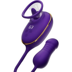 She.E.O Licking Effect Κλειτοριδικός Δονητής 25cm Μωβ D-246245
