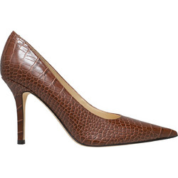 Nine West Gemmha3 Γόβες Δερμάτινες με Τακούνι Στιλέτο Καφέ 10-210