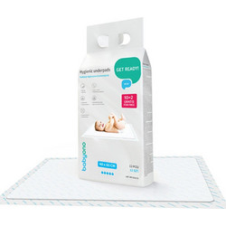 BabyOno Σετ Σελτεδάκια Αλλαξιέρας Μωρού Λευκά 40x60cm 12τμχ