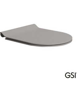 GSI Καπάκι Λεκάνης Οβάλ από Βακελίτη Slim Soft Close Μπεζ 46x36cm 500-MS86SC-440
