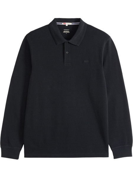 Levi's Ανδρική Μπλούζα Polo Μακρυμάνικη Μαύρη 0083Z-0001