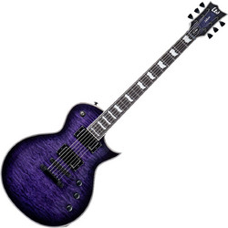 ESP LTD EC-1000QM Ηλεκτρική Κιθάρα Single Cut με Μαγνήτες HH & Ταστιέρα Ebony See Thru Purple Sunburst