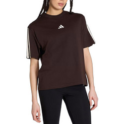 Adidas Γυναικείο Αθλητικό T-Shirt Σοκολατί KX0794