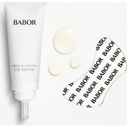 Babor Fresh & Smooth Eye Serum 15ml + Silicon Eye Pads