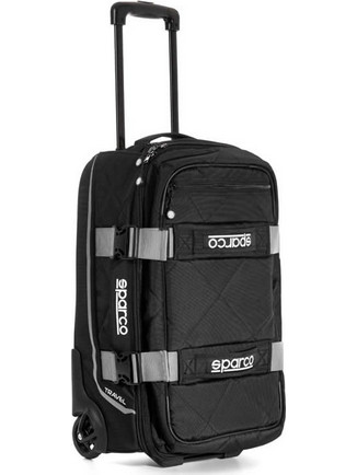 Sparco 016438NRSI Βαλίτσα Καμπίνας με 2 Ρόδες Μαύρη