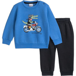 Funky Βρεφικό Σετ Φόρμας για Αγόρι Χειμωνιάτικο Royal Blue Navy Μπλε 225-817102-1