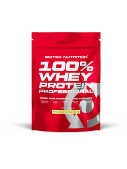 Scitec Nutrition 100% Whey Professional Kiwi Banana Πρωτεΐνη Ορού Γάλακτος Γράμμωσης Χωρίς Γλουτένη 400gr