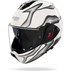 Nolan N120-1 Frenesia 374 White Grey Pink Κράνος Μηχανής Flip-Up 1670gr