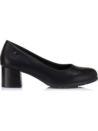 Zak Shoes Γόβες με Χοντρό Χαμηλό Τακούνι Μαύρες SD57112