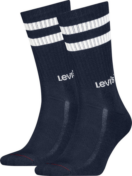 Levi's Ανδρικές Κάλτσες Ψηλές Navy Μπλε 2Pack 701239480-004