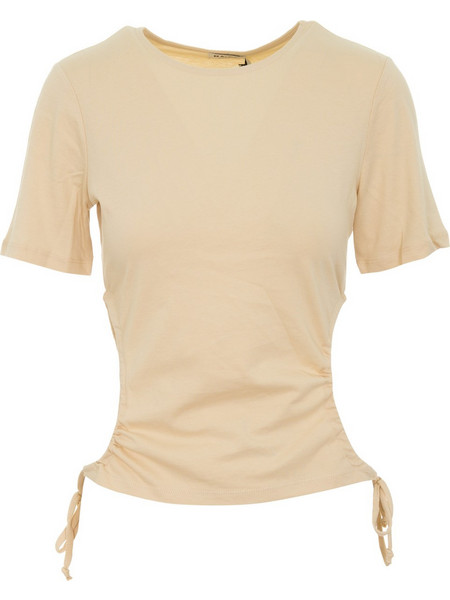 NA-KD Γυναικείο Καλοκαιρινό Crop Top Μπεζ 1S1.040.004