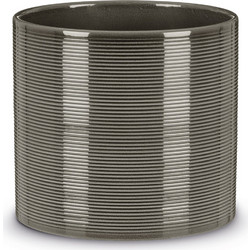 Scheurich Wild-Glass Κασπώ Εσωτερικού Χώρου Πήλινο Γκρι 19x16cm 828/19
