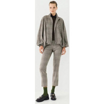 Access Γυναικείο Μπουφάν Bomber Μακρύ Γκρι 64-1066-557