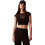 Calvin Klein Γυναικείο Καλοκαιρινό Crop Top Μαύρο LVGWS6K219-UB1
