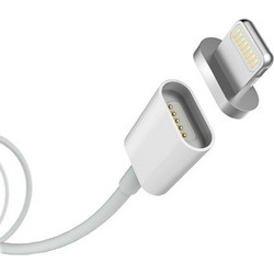 Μαγνητικό Καλώδιο USB 2.0 σε iPhone 5/6/7 - Ασημί 1m