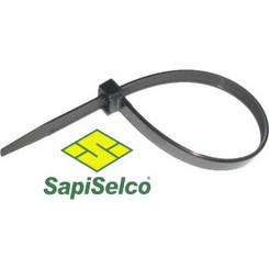 SEL.3.205 ΔΕΜΑΤΙΚΑ ΚΑΛΩΔΙΩΝ ΝΑΥΛΟΝ SAPISELCO ΙΤΑΛΙΑΣ ΜΑΥΡΑ 200x2.5 (100 τεμ)