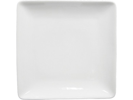Lukanda Πιάτα Ρηχά Πορσελάνης Τετράγωνα Edge 25x25cm 6τμχ EDGE-FP-35
