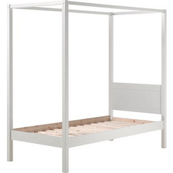 Vipack Pino Canopy Παιδικό Κρεβάτι Μονό για Στρώμα 90x200cm VIPIHB9014