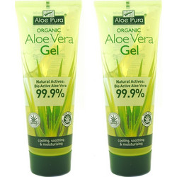 Optima Aloe Vera 99.9% Ενυδατικό Gel Σώματος 2x200ml