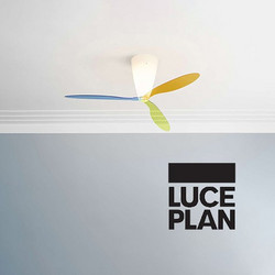 Luceplan Blow 1D280P000088 Ανεμιστήρας Οροφής 140cm 35W με Φως & Τηλεχειριστήριο Πολύχρωμος