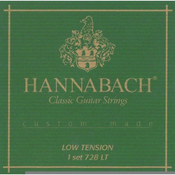 Hannabach 728 LT Σετ 6 Χορδές Κλασικής Κιθάρας Light Tension