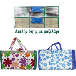 ΨΑΘΑ ΠΑΡΑΛΙΑΣ ME ΜΟΝΩΣΗ & ΜΑΞΙΛΑΡΙ 172x90cm SUMMERtiempo 62595