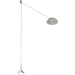 LUCE Κρεμαστό Φωτιστικό Οροφής Μονόφωτο LED με Θερμό Λευκό Φως 3410-41-212