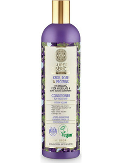 Natura Siberica Kedr Rose & Proteins Φυτικό Conditioner για Όγκο για Λεπτά & Ταλαιπωρημένα Μαλλιά 400ml