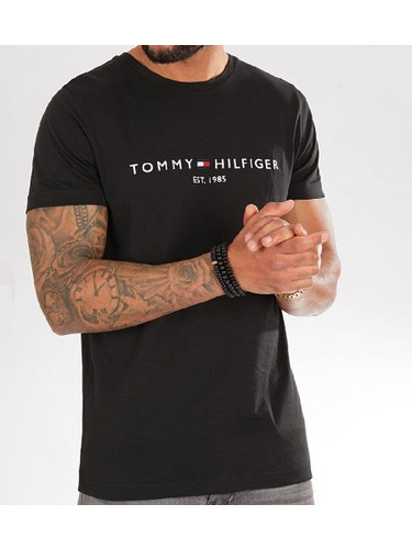 Tommy Hilfiger T-shirt Core Logo MW0MW11465 - μαύρο
