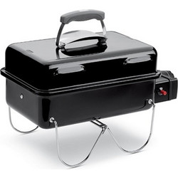 Weber Go Anywhere Black Επιτραπέζια Φορητή Ψησταριά Υγραερίου 1.9kW Επιφάνειας 41x25.5cm