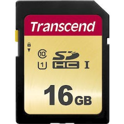 Transcend 500s SDHC 16GB Class 10 U1 UHS-I