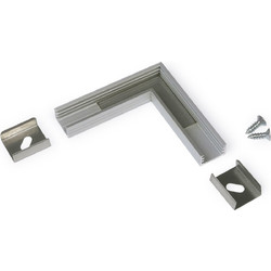 Γωνιακός συνδετήρας 90 SILVER SLIM8 89150020