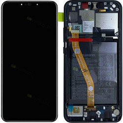 Οθόνη Lcd και μηχανισμός, με γνήσια μπαταρία 3000mAh Li-ion για το Huawei P Smart Πλήρες - Μαύρο