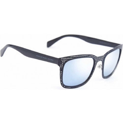 Marc By Marc Jacobs MMJ 436 MPZ/SK Γυναικεία Γυαλιά Ηλίου Τετράγωνα Κοκάλινα Μαύρα με Μπλε Καθρέπτη Φακό