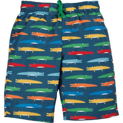 Frugi Croco Παιδικό Μαγιό Σορτς για Αγόρι Μπλε SHS115RWO