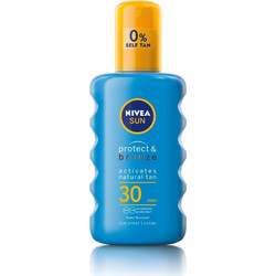 Nivea Sun Protect & Bronze Αντηλιακό Spray Σώματος SPF30 200ml