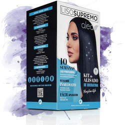 Alea Liso Supremo Brazilian Kit Σετ Ισιωτικής Θεραπείας Μαλλιών Κερατίνης για Όγκο & Επανόρθωση